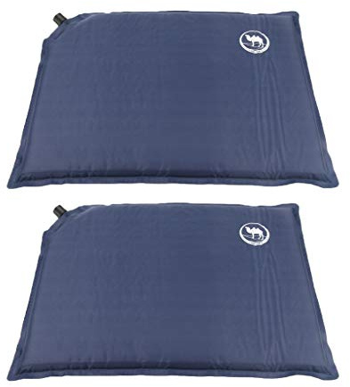 P Prettyia Kissen, wasserdicht, selbstaufblasend, Outdoor, Camping, Luftmatratzen, 2 Stück, blau