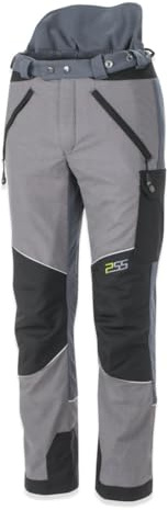 PSS Schnittschutzhose X-Treme Vectran Grau/Schwarz Größe 98 schlank und gro