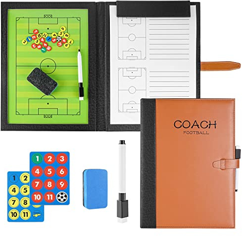 Lavagna Tattica Calcio, Lavagna Magnetica Calcio, Lavagnetta Magnetica, Lavagna Calcio Allenatore con Penna Magneti, Lavagna Calcio per Insegnare e Formazione