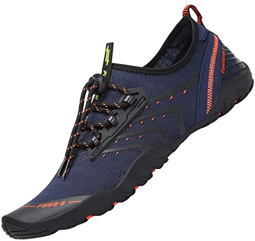SAGUARO Badeschuhe für Herren Damen - 7/9 Drainagelöcher Schnelltrocknende rutschfest, Gr 35-48
