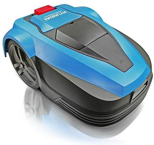 Hyundai Robot Lawnmower, 625sq Metre, 180mm Cutting Width, 7 Cutting Heights, Self-mulching, Smart Mowing Functionality Robot Mower with 2 Year Warranty