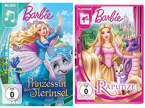 Barbie als: Prinzessin der Tierinsel & Barbie als: Rapunzel