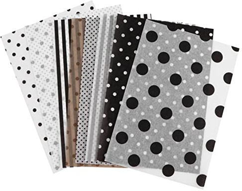 Anneome 80 Blatt Seidenpapier Schwarz Weiß Dünnes Verpackungspapier Zum Basteln Und Geschenkverpacken Zuschneidbar Feine Glatte Oberfläche Vielseitig Für Blumenwickel Partydeko Selbstgemacht