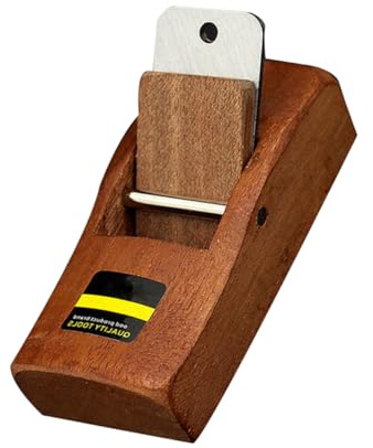 KONTONTY Cepilladora Manual Herramienta y Simple para Carpintería Mini de Plástico y Metal para Trabajar Madera en Bricolaje y Carpintería