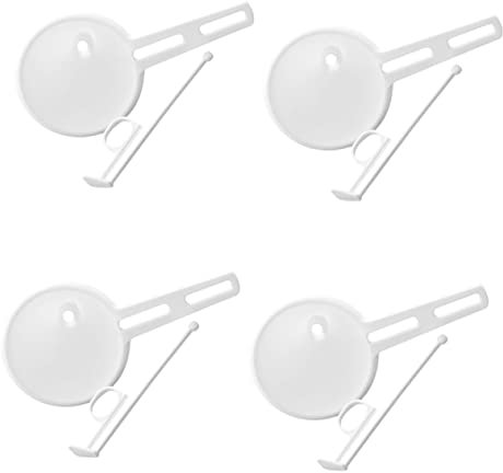 OFFSCH 4sets Plastic Cake Decorating Funnel Dispenser Cup Handheld Tool for Baking Hotel Juice Shop