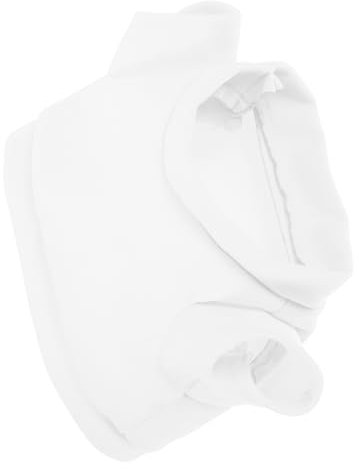 Teddybär-Kleidung Leere Kleidung Puppenfüllung Plüschkissen Gefüllte Kleidung Bärenpuppenkleidung Mini-Kleidung Bärenkleidung Süßes Bärenshirt Puppenshirt Weiß Stoff GLSTOY