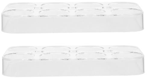 GALPADA 2 Pezzi Ripiano Per Le Uova Contenitore Risparmiatore Porta Di Uova Portauova Di Grandi Dimensioni Griglia Per Frigorifero Griglia Del Frigorifero Piccolo Sottile Cremagliera Pp