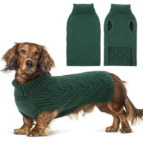 Queenmore Hundepullover für XL Hunde, Herbst-Winter Kleidung, Stehkragen | Hundepulli für Labrador, Border Collie, Golden Retriever, Weicher für Spaziergänge Bei Kälte Und Schnee