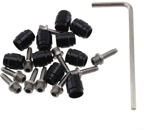 Lot de 10 raccords hydrauliques avec clé pour kit Olive (Noir)