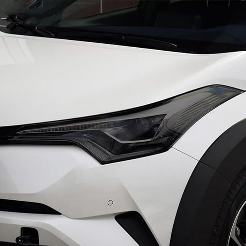 Pellicola Protettiva per fari Auto per Toyota CHR 2018-present,Pellicola Protettiva AntiGraffio per fari in TPU,Transparent