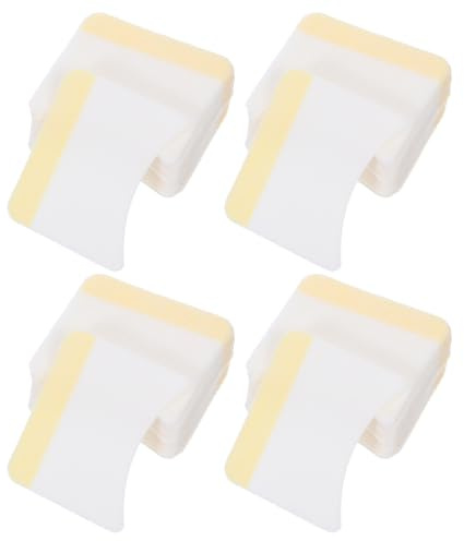 TEHAUX 160 Stück Bogenförmige Make Up Entferner Pads aus Leichtem Material Wimpernreinigungskissen für Salon und Private Anwendung Handliche Größe Hautfreundlich