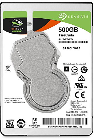 Seagate ST500LX025 - FIRECUDA 2.5IN 500GB SSHD - 2.5IN HYBRID 6GB/S SATA 7MM