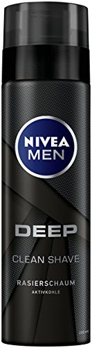 Nivea Men Deep Rasierschaum mit Aktivkohle im 6er Pack (6 x 200 ml)