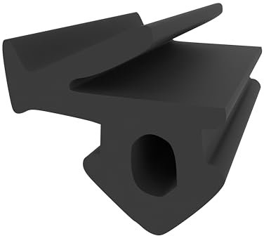 Anschlagdichtung für VEKA, Trocal und Kömmerling Fenster - Schwarz - 5 Meter - Fensterdichtung - Gummidichtung - Dichtung - Kunststofffenster