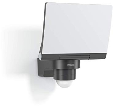 Steinel LED Strahler XLED PRO 240 S Anthrazit, 19,3 W Flutlicht, 240° Bewegungsmelder, 3000K warmweiß