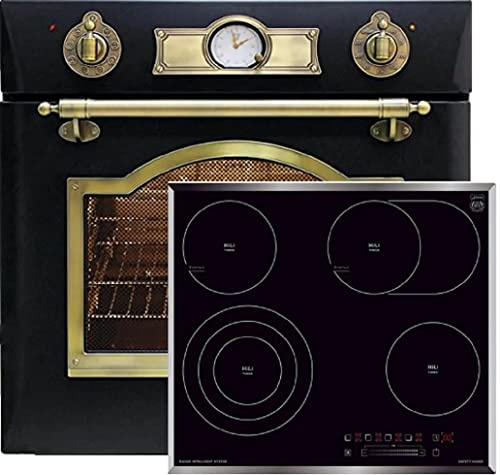 Kaiser Cuisinière-set Retro Four électrique EH 6355 EM +KCT 6715 F Table de cuisson vitrocéramique 60 cm