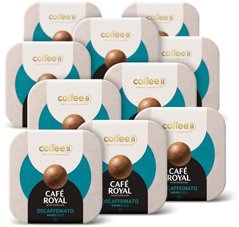 CoffeeB - DECAFFEINATO 9 Coffee Balls 51g, 10er Pack (10x 9 Coffee Balls)