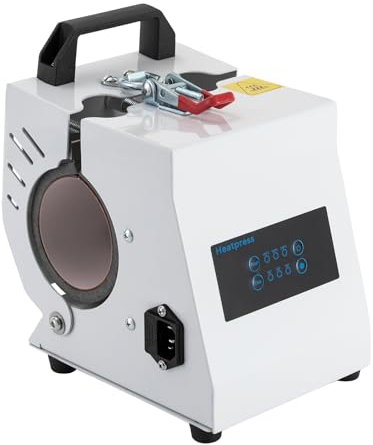 Alnemy Mini Tassenpresse Maschine,Tumbler Heat Press Machine,Tragbare Mug Presse Heater Mugpresse Becherpresse Hitzepresse für Becher, Kaffeetasse 220V 300W