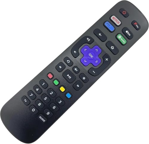 Original Replacement TV Remote Compatible with JVC Roku LT-40CR330 LT-43CR330 LT-24CR230 LT-32CR230 Smart Full HD HDR 4K LED