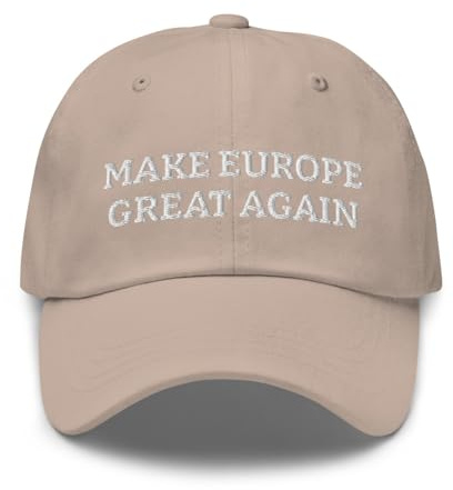 nesell, Casquette réglable Make Europe Great Again en Coton Chino de Haute qualité