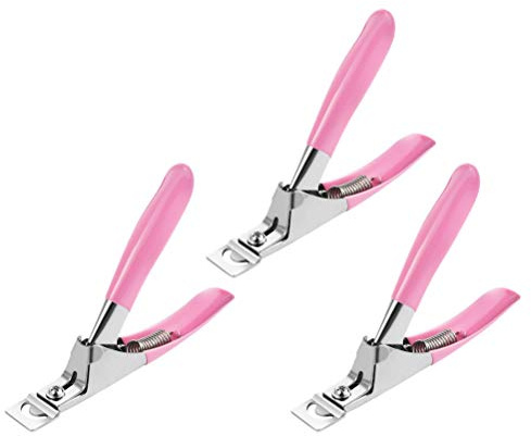 WRITWAA 3stücke Nagelspitzenschneider aus Stahl Nageltrimmer und U-förmige Schere Maniküre-werkzeug für Täglichen Gebrauch Scharfe Präzisionsklingen