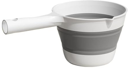 Cazzuola per acqua da cucina, impugnatura ergonomica e a prova di perdite, per la casa, la cucina e la doccia, per la cucina, la preparazione del cibo, il campeggio, il giardinaggio, la pesca, il