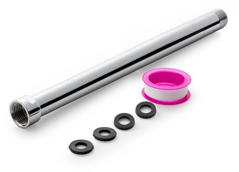 OFFO Soffione prolunga braccio 25,4 cm, cromato