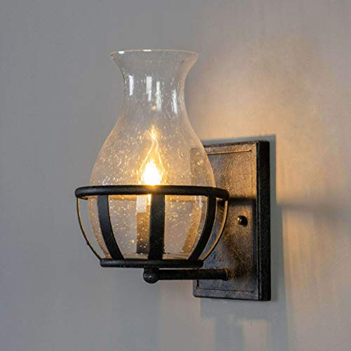 KosiLight - Glass Vase Wall Light - Elerina - Transparent - 220/230V 50/60Hz - - IP20 - Compatible with A