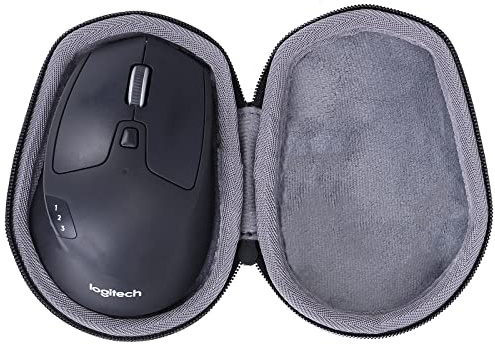 co2CREA Duro Viajar Caso Cubrir para Logitech M720 Triathlon - Ratón inalámbrico Bluetooth Easy-Switch (Solo Estuche, no Incluye Mouse)
