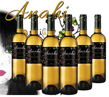 Anahi. Vino Blanco Semidulce. D.O.Ca. Rioja- 6 botellas 75 cl