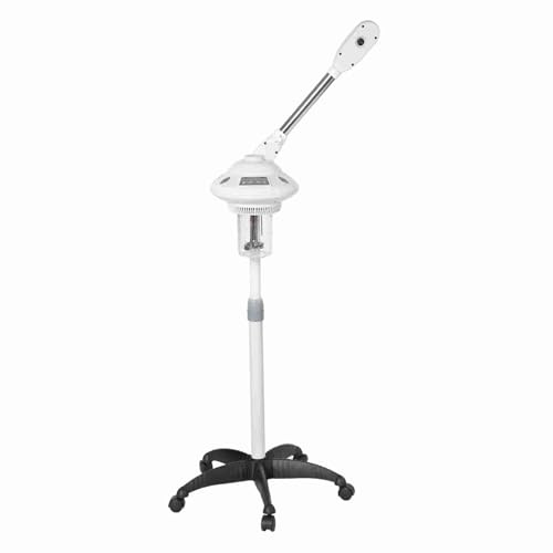 Vaporizzatore Facciale a Braccio Oscillante 750W, 220V, Cura Viso | Struttura in ABS, regolazione altezza, spegnimento automatico, 680ml, per pulizia profonda e idratazione, uso in salone