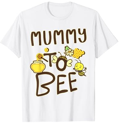 Mummy To Bee Baby Reveal Esperando Anuncio De Mamá Camiseta