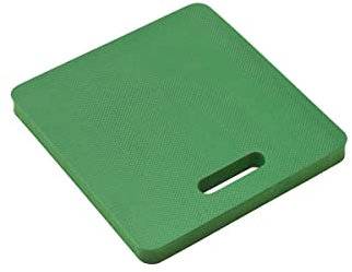 NATURE Coussin en Mousse Taille L, protège-Genoux, Coloris Vert - 40 x 38 x 3 cm