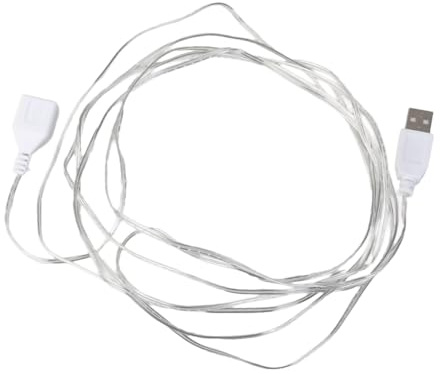 Avejjbaey 3.0M 9.84ft USB Extension Cable USB Male To Female Cord For 5V2A Lights Fan Charging