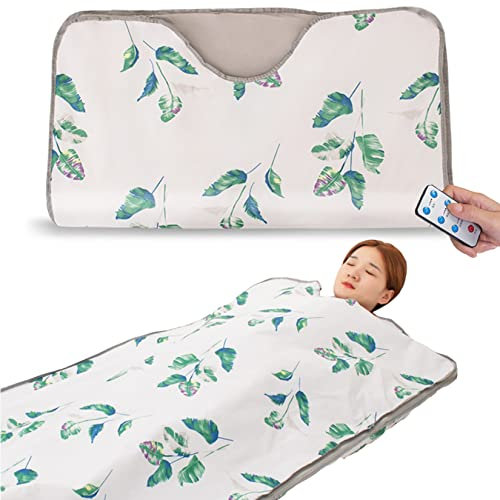CASEGO Couverture de Sauna à Infrarouge lointain, Couverture à Infrarouge lointain, Couverture de Sauna Amincissante, Couverture de Sauna chauffante pour Usage Domestique et en Salon