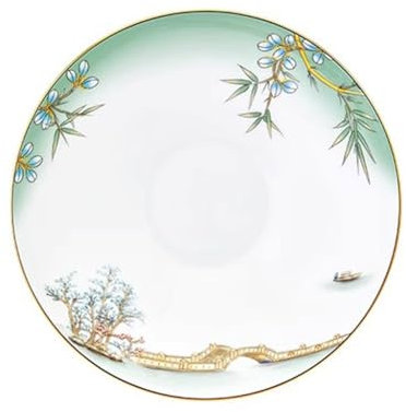 ADERFETBI Assiettes Service de Table Assiettes Et Vaisselle Chinoises En Porcelaine D'os, Assiettes Et Vaisselle For La Maison Assiette