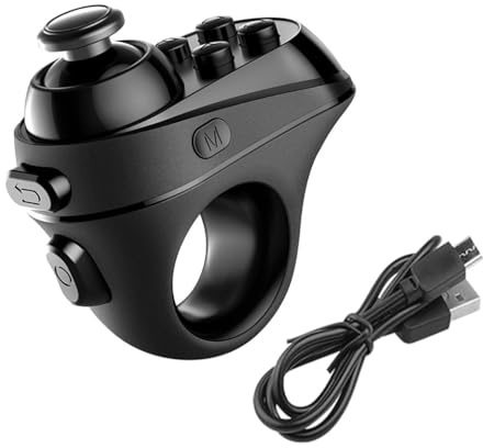AMSLSIU Gamepad compatible con Bluetooth mango recargable VR Control remoto controlador tableta Joystick Mini accesorios
