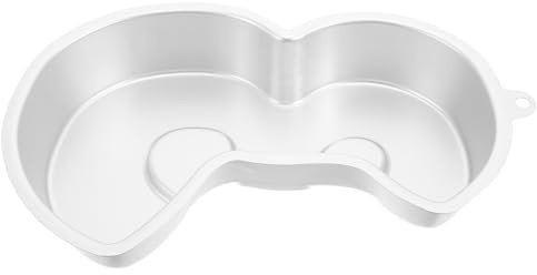 UTHCLO Tortiera in Lega di Alluminio 3d Numero 3 Antiaderente 31,8x20,2x4,9 Cm per Dolci, Stampo per Torte Numerate Fai da Te per Compleanni, Anniversari e Feste Speciali