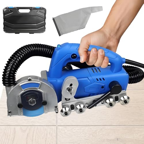 9000r/min fogskärare, elektrisk kakelfogrengöringsmaskin med automatisk dammutsug och vattenblåsning för kök, badrum, sovrumsgolvrengöring E
