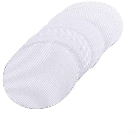 20 pegatinas antideslizantes para ducha, redondas, antideslizantes, color blanco, agarre de seguridad para habitaciones húmedas, suelos de bañera, discos de 10 cm