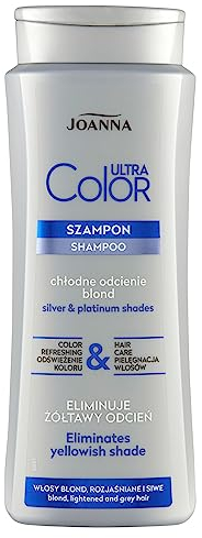 „Ultra Color System“-Shampoo von Joanna, Farbton: Platin, für blond gefärbtes oder graues Haar