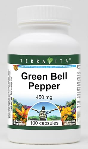 Green Bell Pepper - 450 mg (100 Capsules, ZIN: 521117)