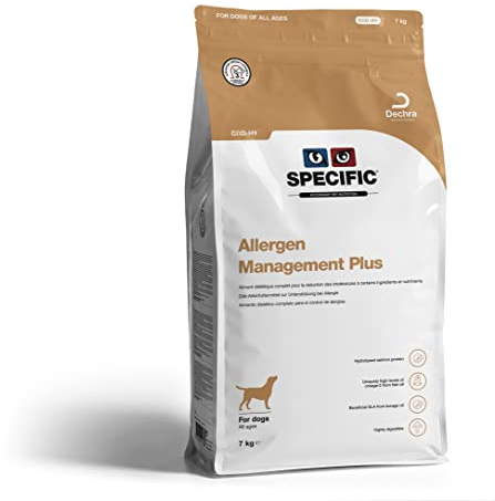 SPECIFIC® Allergen Management Plus (CΩD-HY) 7kg - Hypoallergenes Hundefutter mit hydrolisiertem Lachs - Trockenfutter für Hunde - Omega-3 - Glutenfrei - Alle Altersklassen - DECHRA Veterinary Products