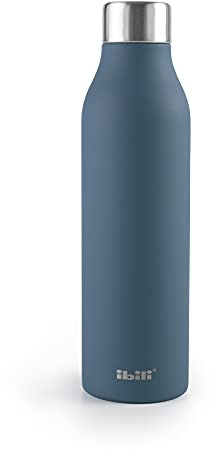 IBILI Botella termo doble pared sea 500 ml, Acero Inoxidable 18/10, Doble pared, Reutilizable