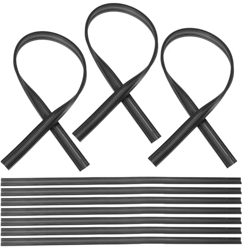 Gatuida Ricariche per Spazzole Tergicristalli Del Parabrezza: 10 Pezzi Gomme per Tergicristallo di Ricambio 700mm Gomma di Ricambio per Tergicristalli Ricariche per Spazzole Tergicristallo