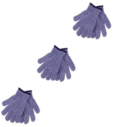 Artibetter 3 Pares guantes de seguridad Guantes de cocina anticorte azules de trabajo resistentes a los cortes ppe resistentes corte niños Blue