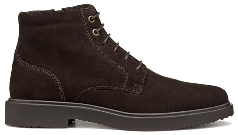 Geox Stivali da uomo U MASSIMIANO alla caviglia, marrone scuro, 42 EU, marrone scuro., 42 EU