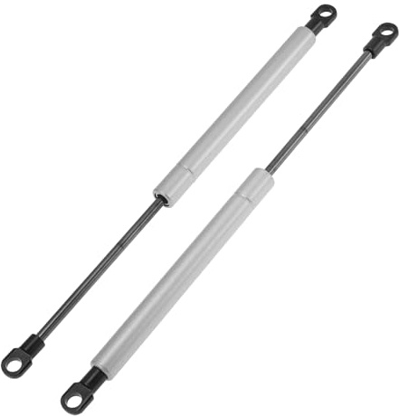 X AUTOHAUX 300mm/11.81 Gas Struts 22lb/100N/10kg Gas Springs Silver Tone Carbon Steel 2 Pcs RV Car Toolbox Lid Storage Box Cover Cabinet Door Cover