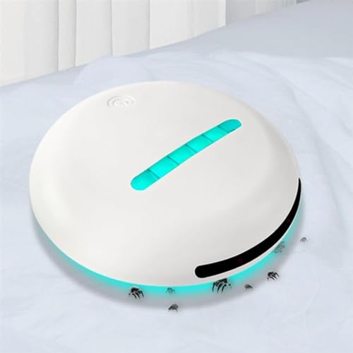 YHNNH Robot automático inalámbrico antiácaros, esterilizador Inteligente for el hogar, Cama de desinfección, Instrumento eliminación ácaros Ultravioleta