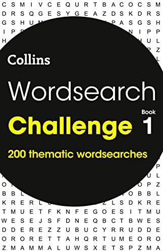 Wordsearch Challenge Book 1: 200 themed wordsearch puzzles